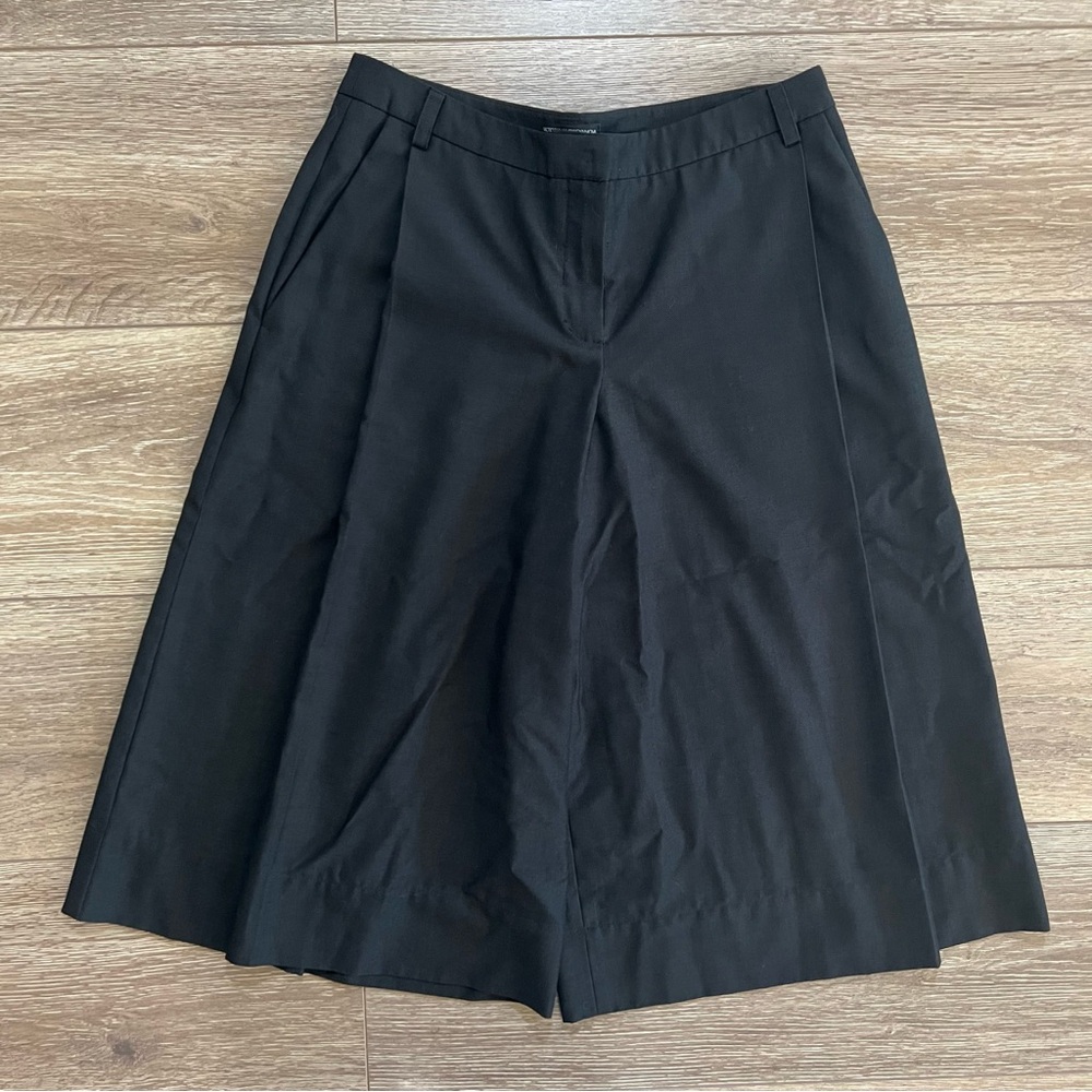 Tailored Black Bermuda Shorts for Women